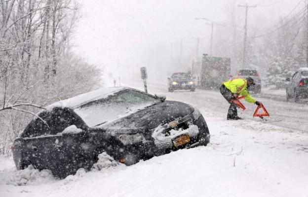 Tormenta de nieve en New York