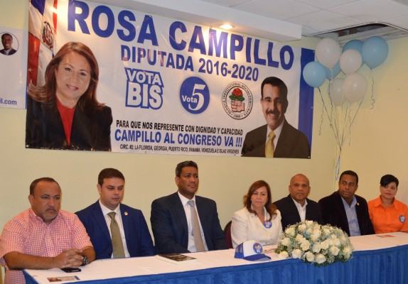 Lanzamiento de la señora Rosa Campillo, como candidata a Diputado al Congreso Nacional de la República Dominicana  