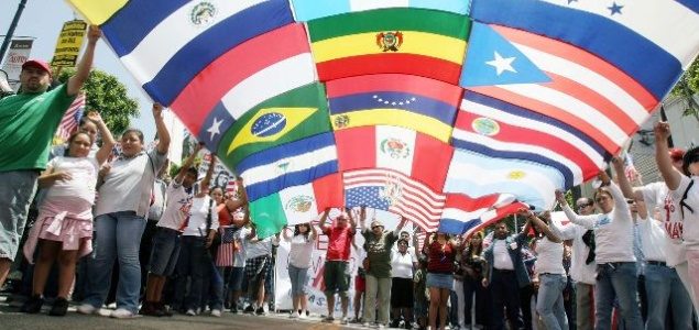 Imagen del Arco Iris latino en Estados Unidos