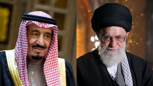 Lideres de Arabia Saudita e Iran