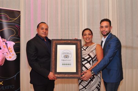 Franklin Liriano, Ruth Payano y Alberto Liriano.