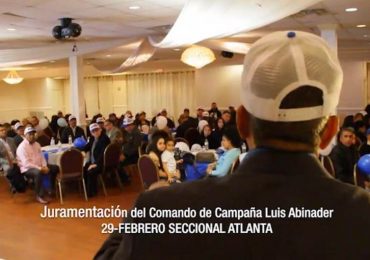 Juramentan equipo de campaña de Luis Abinader en Atlanta