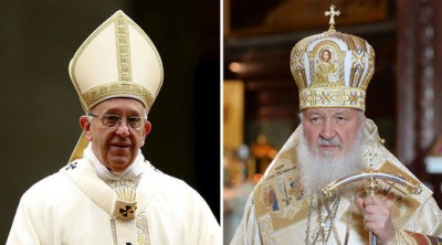 El papa Francisco y el patriarca Kiril quieren acabar con mil años de enemistad