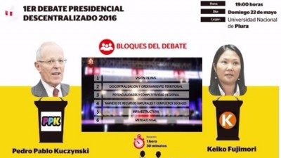 La corrupción y el elitismo centran el primer debate presidencial en Perú