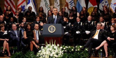 Obama en Dallas: “No estamos tan divididos como parece”