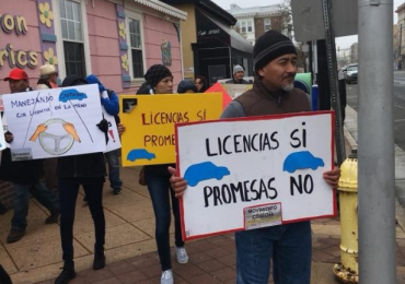 Inmigrantes marchan pidiendo licencias de conducir en Nueva Jersey